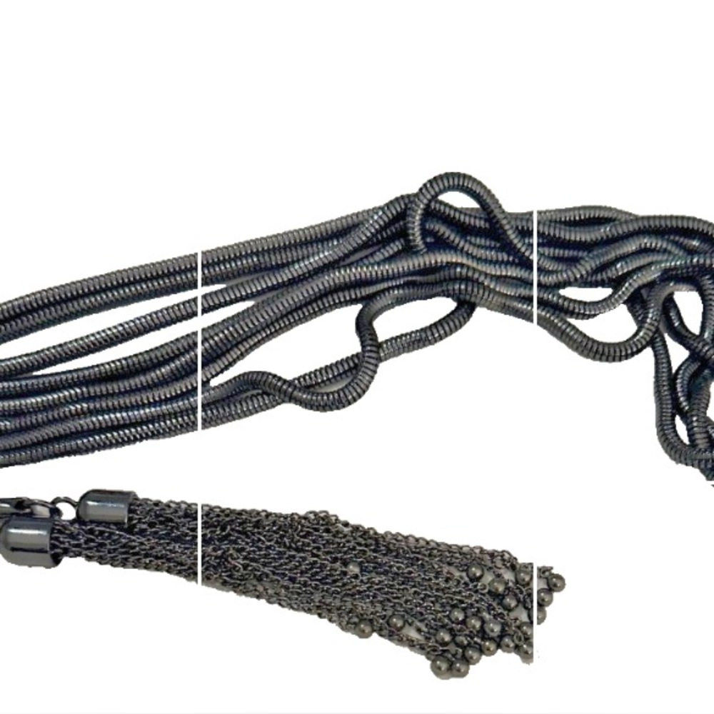 BCBG Black Braided Belt